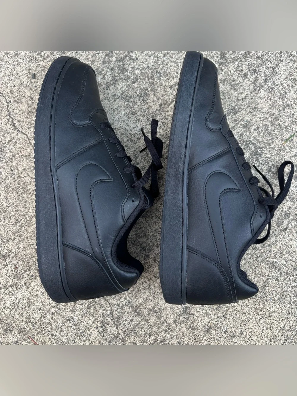 Nike Ebernon Low Triple Black Men’s Size 11 Sneakers AQ1775-003